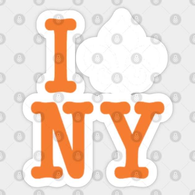 New York Saints - I Love NY Sticker by jordan5L
